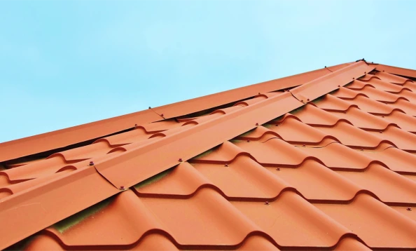 Metal tile roofs